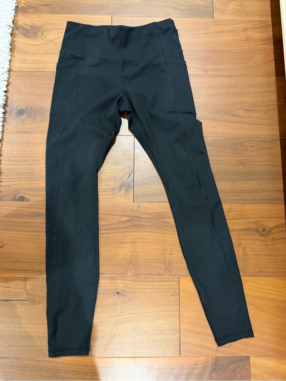 Avia Black High-Waist Performance Leggings with Side Pocket